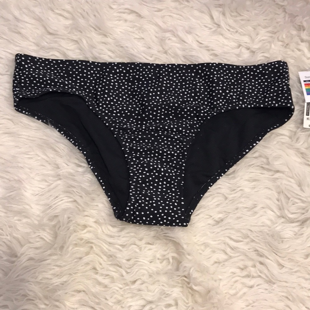 No Boundaries polka dot swim bottoms